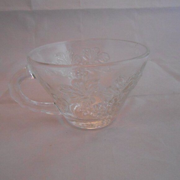 Vintage Anchor Hocking 8 Piece Snack Set, Grapes/Vines, Serva-Snack, W/Box - Picture 8 of 10